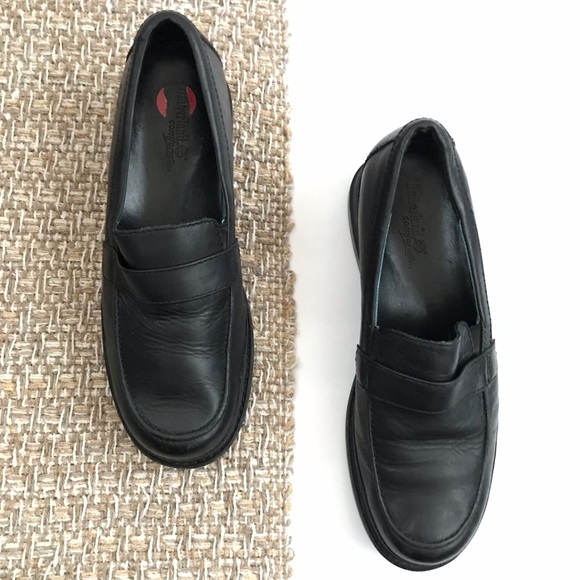 timberland loafers black